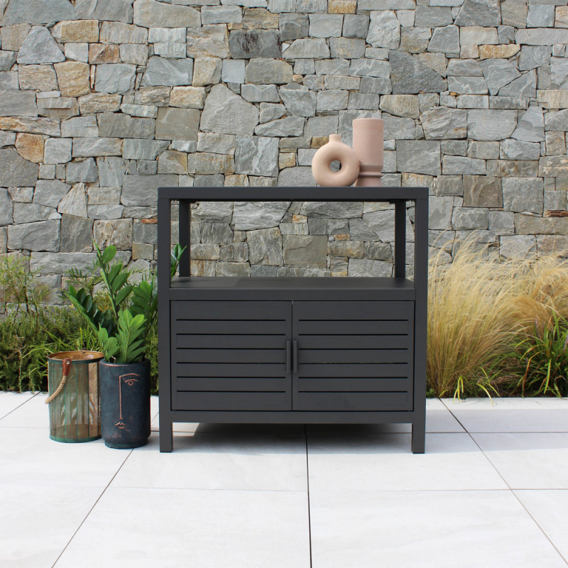 Mobiletto Phoenix Antracite Cosma 90×55×H90 | Levante Shop