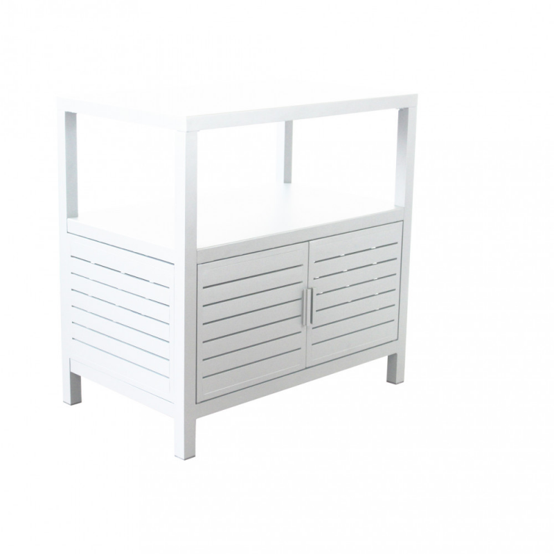 Mobiletto Phoenix Bianco Cosma 90×55×H90 | Levante Shop