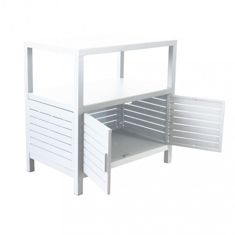 Mobiletto Phoenix Bianco Cosma 90×55×H90 | Levante Shop