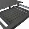 Tavolo Washington Allungabile 100/150 x 150 in Alluminio