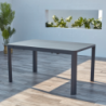 Tavolo Washington Allungabile 100/150 x 150 in Alluminio