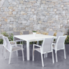 Tavolo Washington Allungabile 100/150 x 150 in Alluminio