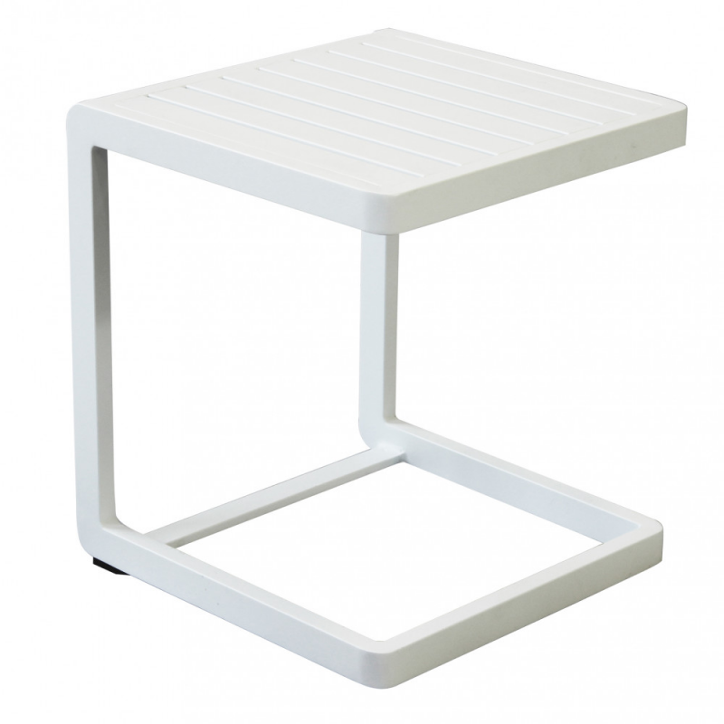 Tavolino Alimos in Alluminio da Giardino Moderno e Resistente