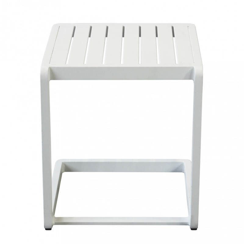 Tavolino Alimos in Alluminio da Giardino Moderno e Resistente