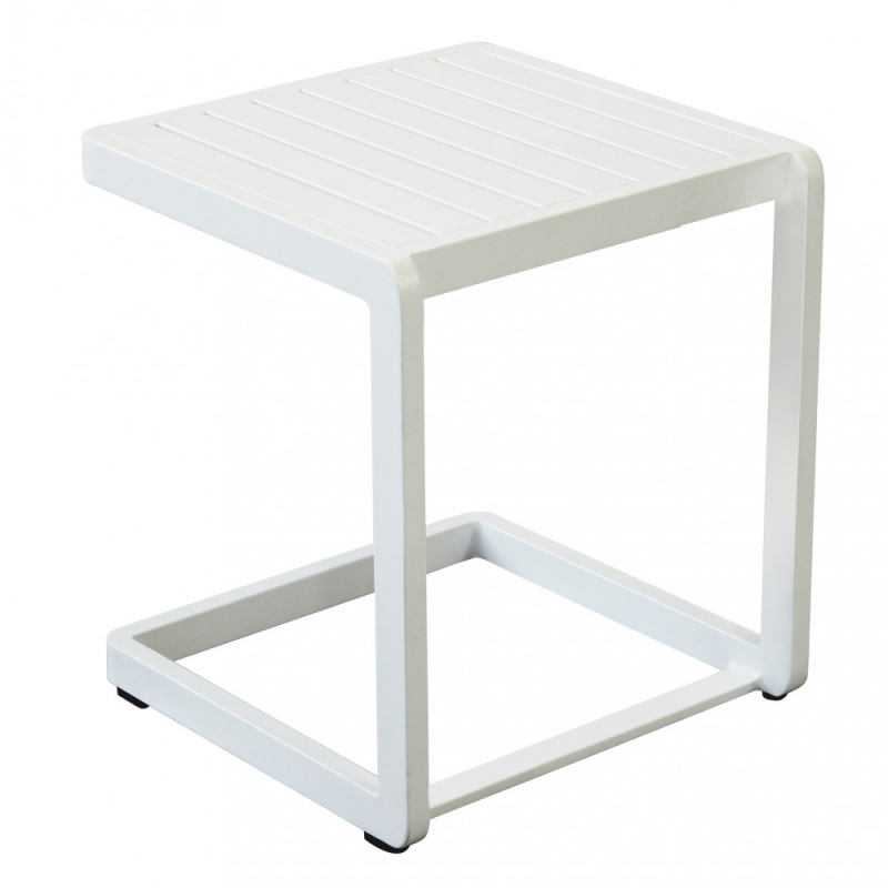 Tavolino Alimos in Alluminio da Giardino Moderno e Resistente