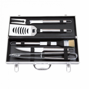 VALIGETTA CON ACCESSORI PER BARBECUE