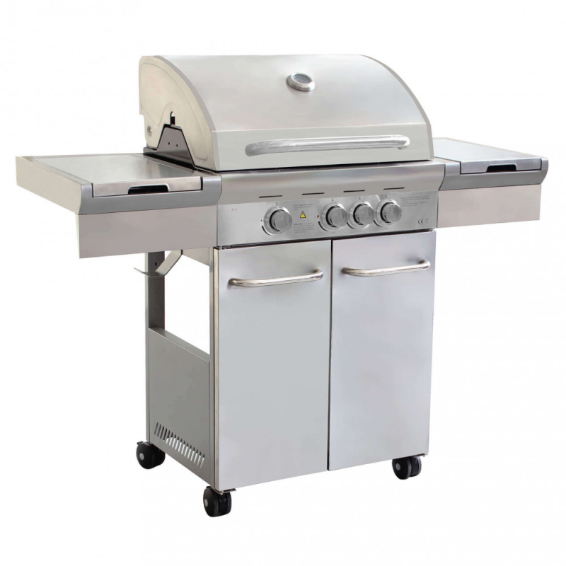 Barbecue Texas 3 Fuochi a Gas da Giardino Professionale