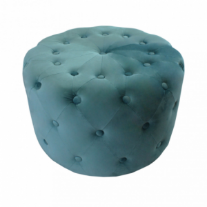Zoom POUF ROTONDO IN VELLUTO VERDE