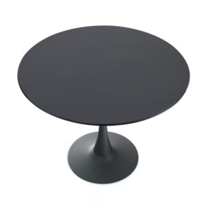Zoom Tavolo Rotondo Kyoto Black 98 X 98 H15 Cm