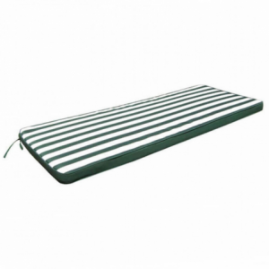 Cuscino Real 150 riga verde 150x40 cm lungo per panche e sedute