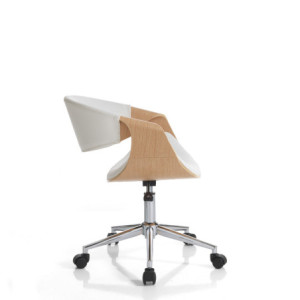 Zoom Poltrona Da Ufficio Visby Wood 65 X 54,5 H41,5 Cm