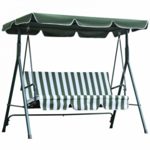 Dondolo Green da giardino con cuscini comfort e stile outdoor