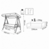 Dondolo Antigua 260 kg Marrone | Dondoli | Levante Shop