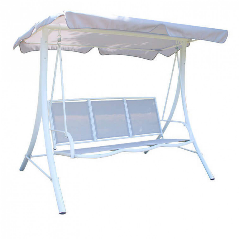 Dondolo Laconia Textilene Grigio | Dondoli | Levante Shop