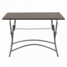 Tavolo Bristol 110x70 in ferro da esterno robusto ed elegante