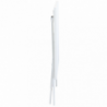 Tavolo da Giardino Bristol 110x70 cm Bianco in Acciaio Pieghevole – Tavolo Quadrato da Esterno