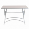 Tavolo Bristol 110x70 in ferro da esterno robusto ed elegante
