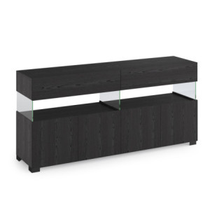 Madia Float Black Wood 4A 109X45,9X9 Cm