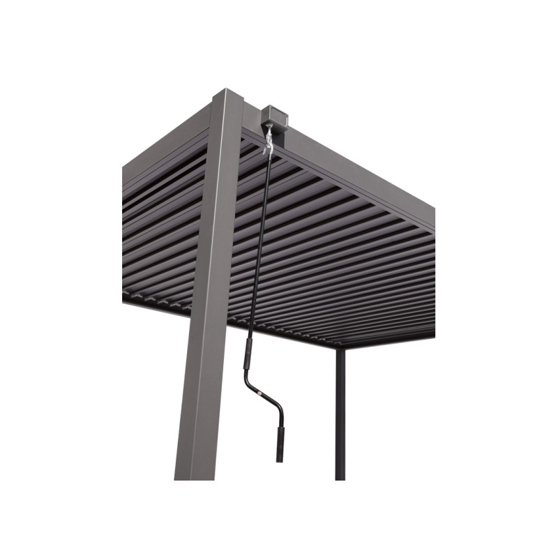 Pergola New Mexico 3x4 Alluminio Acciaio Antracite Moia