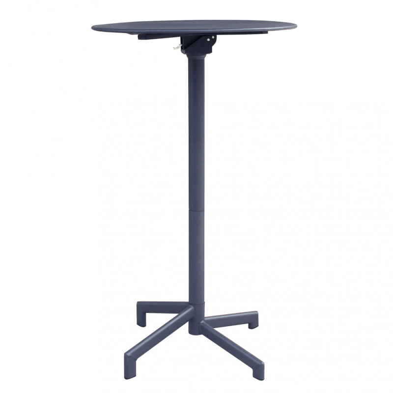 Tavolo Alto Vega Ø60 in ferro da esterno robusto ed elegante
