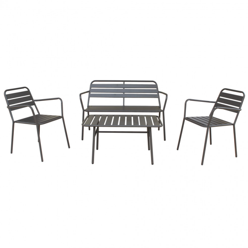 Salotto Bristol Esterno Ferro Taupe Cosma