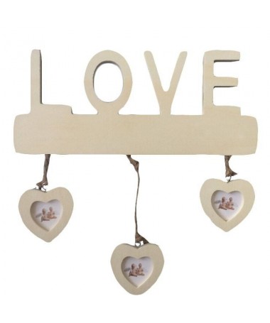Zoom Portafoto a muro Love con cuori 30x35 Vacchetti