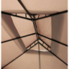 Gazebo Avana 3x4 m struttura robusta giardino elegante