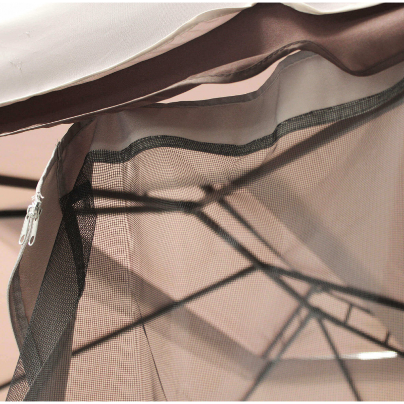 Gazebo Avana 3x4 m struttura robusta giardino elegante