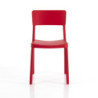Sedia Da Interno / Esterno Anja Red 46X63X101 Cm