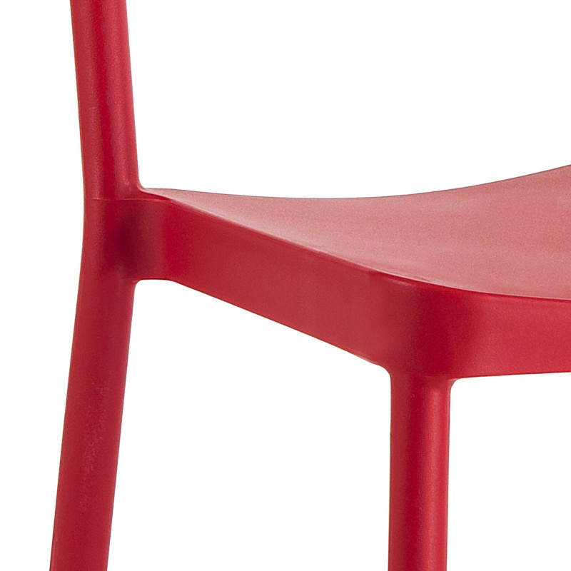 Sedia Da Interno / Esterno Anja Red 46X63X101 Cm