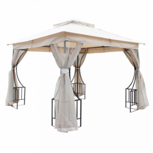 Gazebo Hogan 3x3 m da giardino robusto e facile da montare