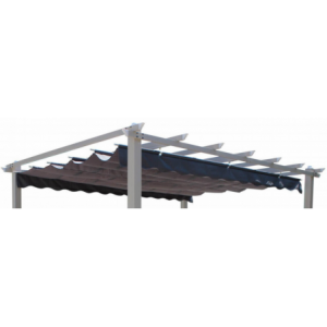 Telo gazebo Astoria 3x3 grigio - Ricambio resistente giardino