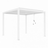 Pergola bioclimatica 3x3 alluminio lamelle orientabili Cosma