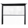 Laterale per pergola bioclimatica PVC 3 metri protezione esterno