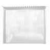 Laterale 4 m pergola bioclimatica PVC resistente giardino