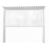 Laterale 4 m pergola bioclimatica PVC resistente giardino