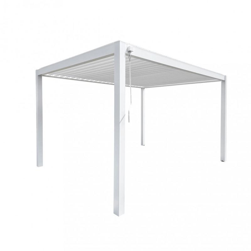 Pergola Bioclimatica 3x3 con Doppia Lamella per Giardino