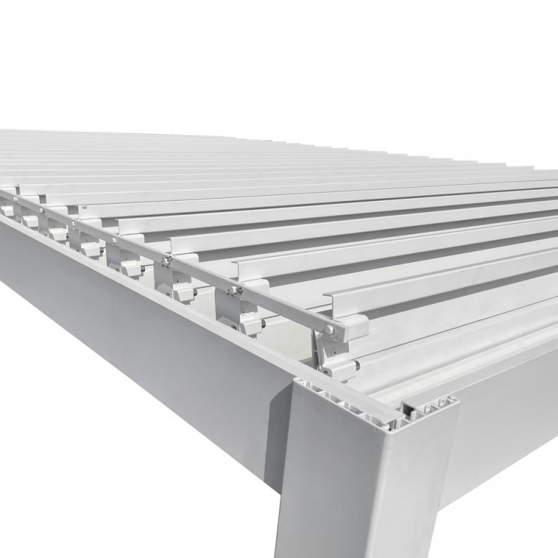Pergola Bioclimatica 3x3 con Doppia Lamella per Giardino