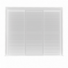 Laterale scorrevole lamelle bianco 3m pergola bioclimatica