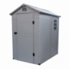 Casetta da giardino Home 134x192x204 in plastica resistente
