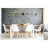 Set 4 sedie Marsiglia moderne per cucina e soggiorno casa