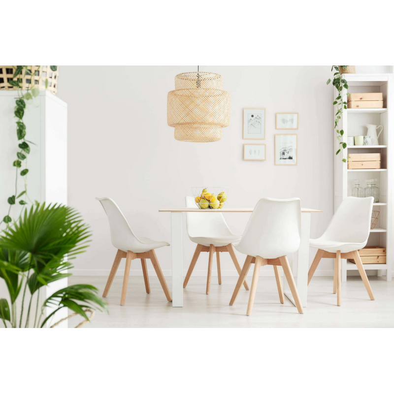Set 4 sedie Marsiglia moderne per cucina e soggiorno casa