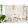Set 4 sedie Marsiglia moderne per cucina e soggiorno casa