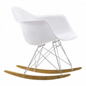 Set di 4 POLTRONE DONDOLO MORITZ BIANCA