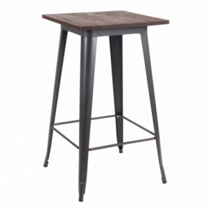 Tavolino alto Pordoi 60x60 moderno compatto per casa bar