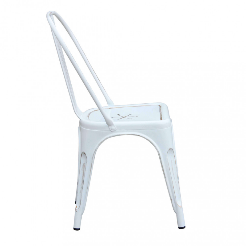 SEDIA LOLA BIANCO ANTICO