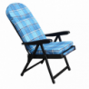 Sdraio Rodi carrello blu azzurro scozzese robusta e pratica