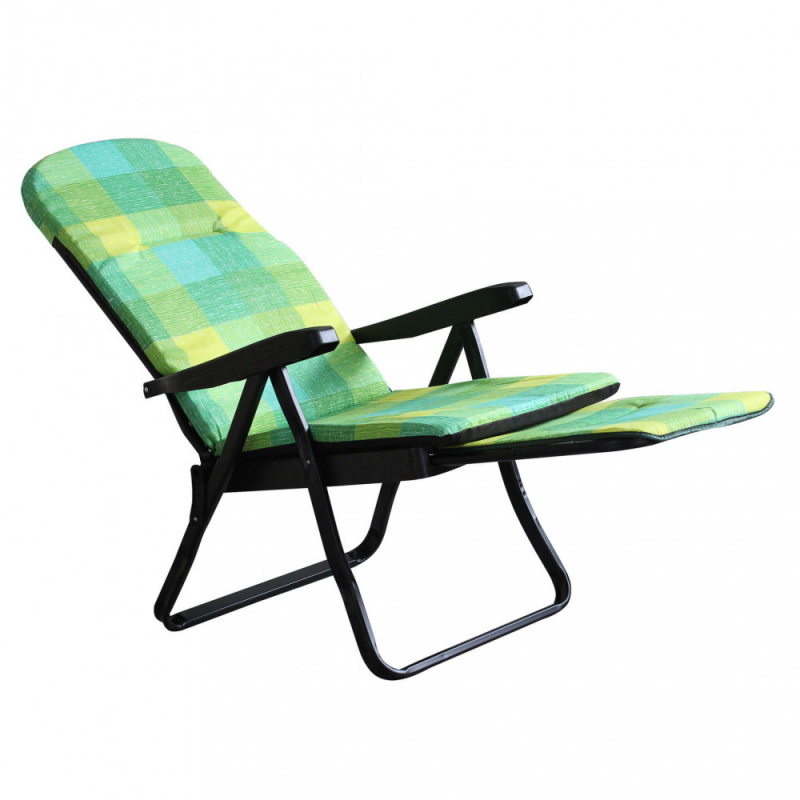 Sdraio Cipro carrello verde giallo scozzese robusta e pratica