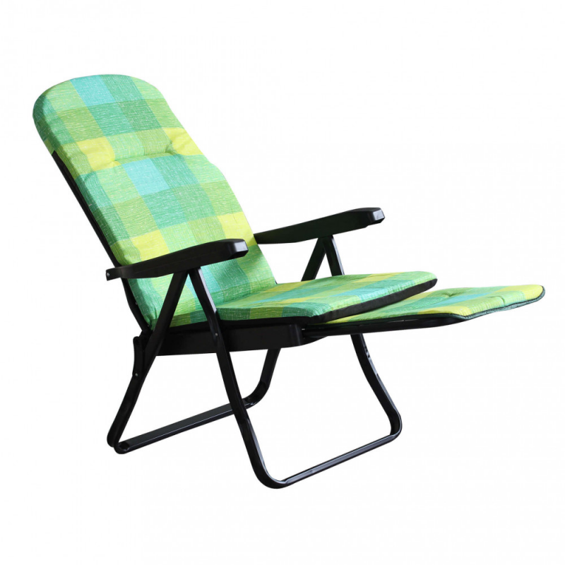 Sdraio Cipro carrello verde giallo scozzese robusta e pratica