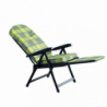 Sdraio Rodi carrello verde grigio scozzese robusta e confortevole